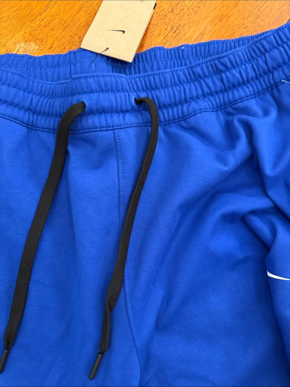 Nike Royal Blue Joggers with Black Panels xl